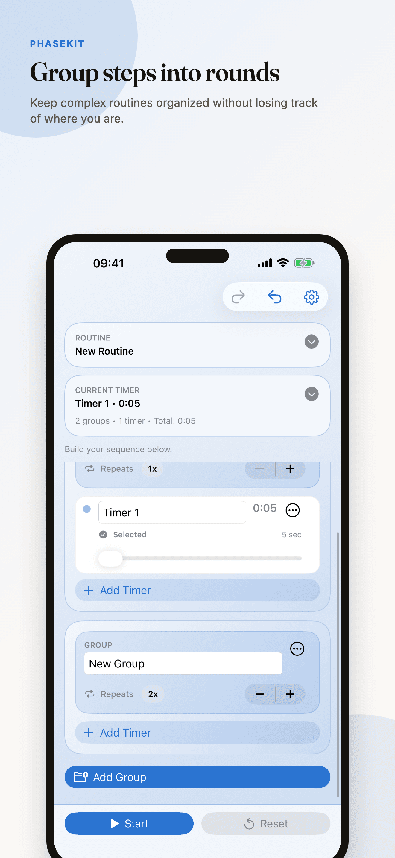 PhaseKit grouped steps