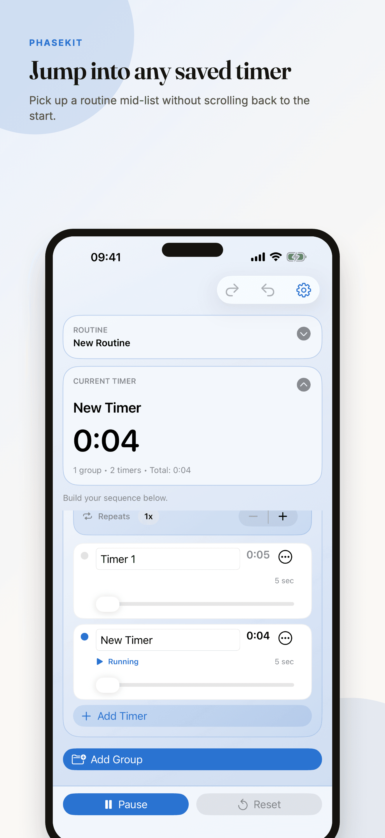 PhaseKit starting a timer